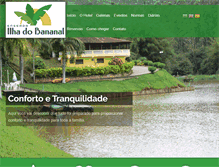 Tablet Screenshot of enseadailhadobananal.com.br